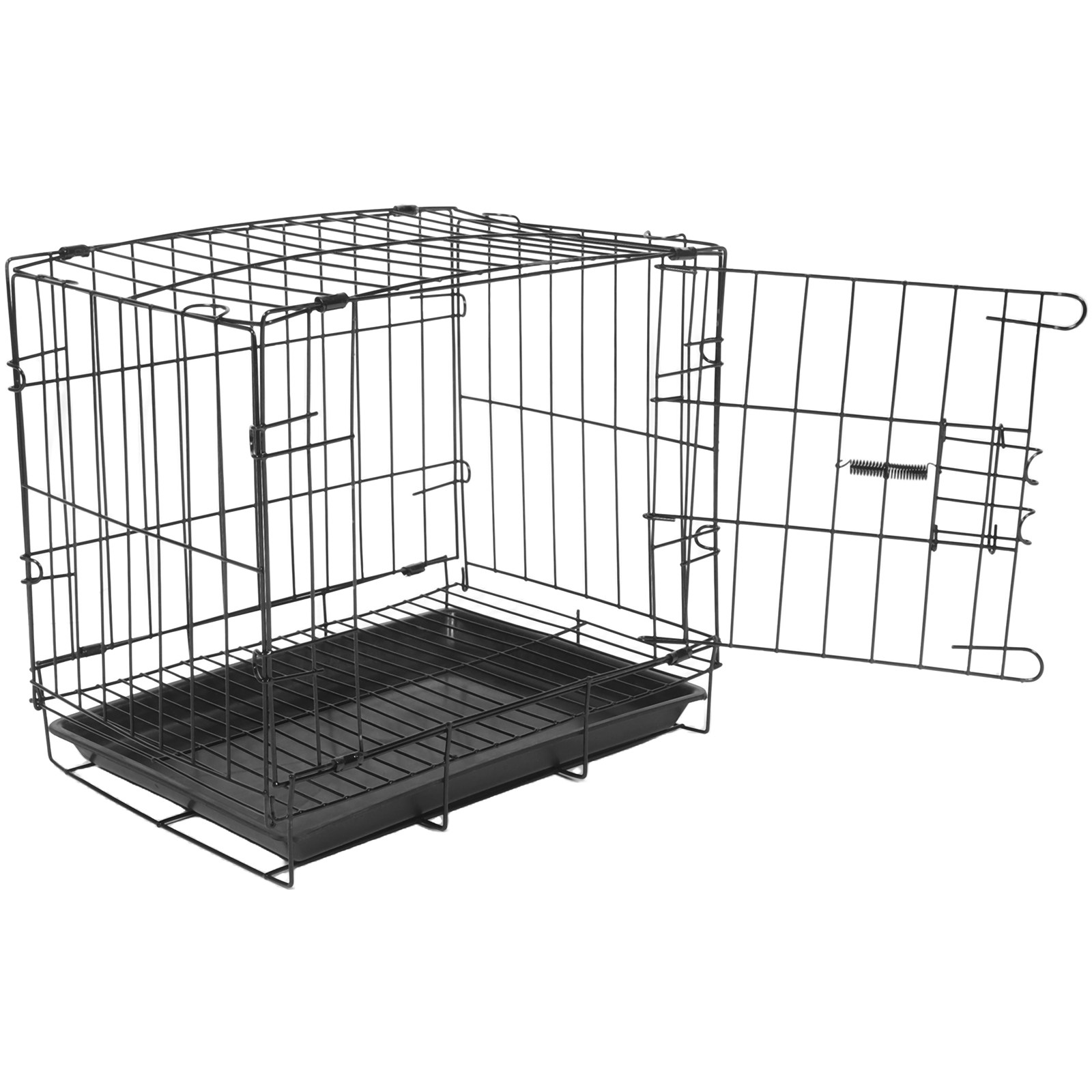 Rabbit Cage Wire - Foldable Small Pet Dogs Crate Metal