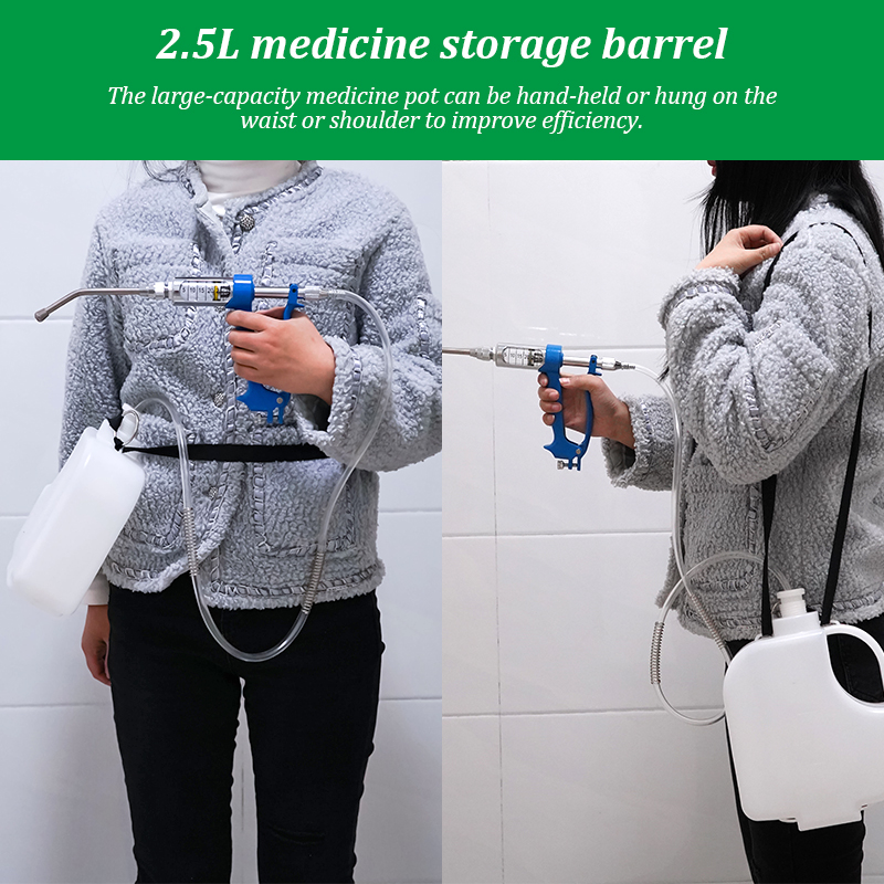 Veterinary Syringe Gun - Veterinary Continuous Feeding Gun for Cattle