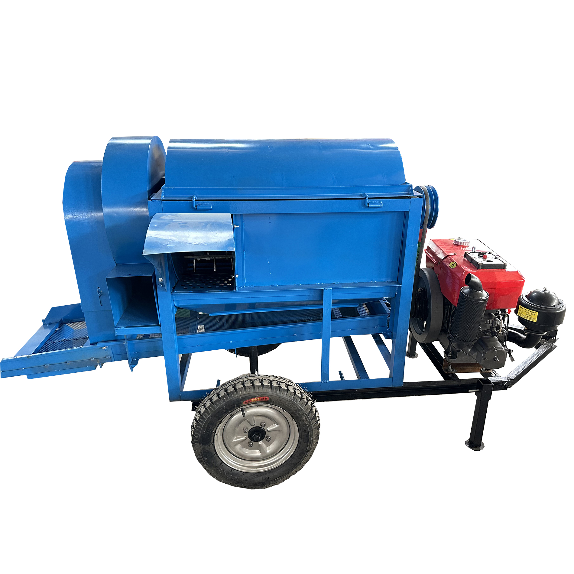 Rice Thresher Machine - Factory Supply Rice Sorghum Huller Thresher
