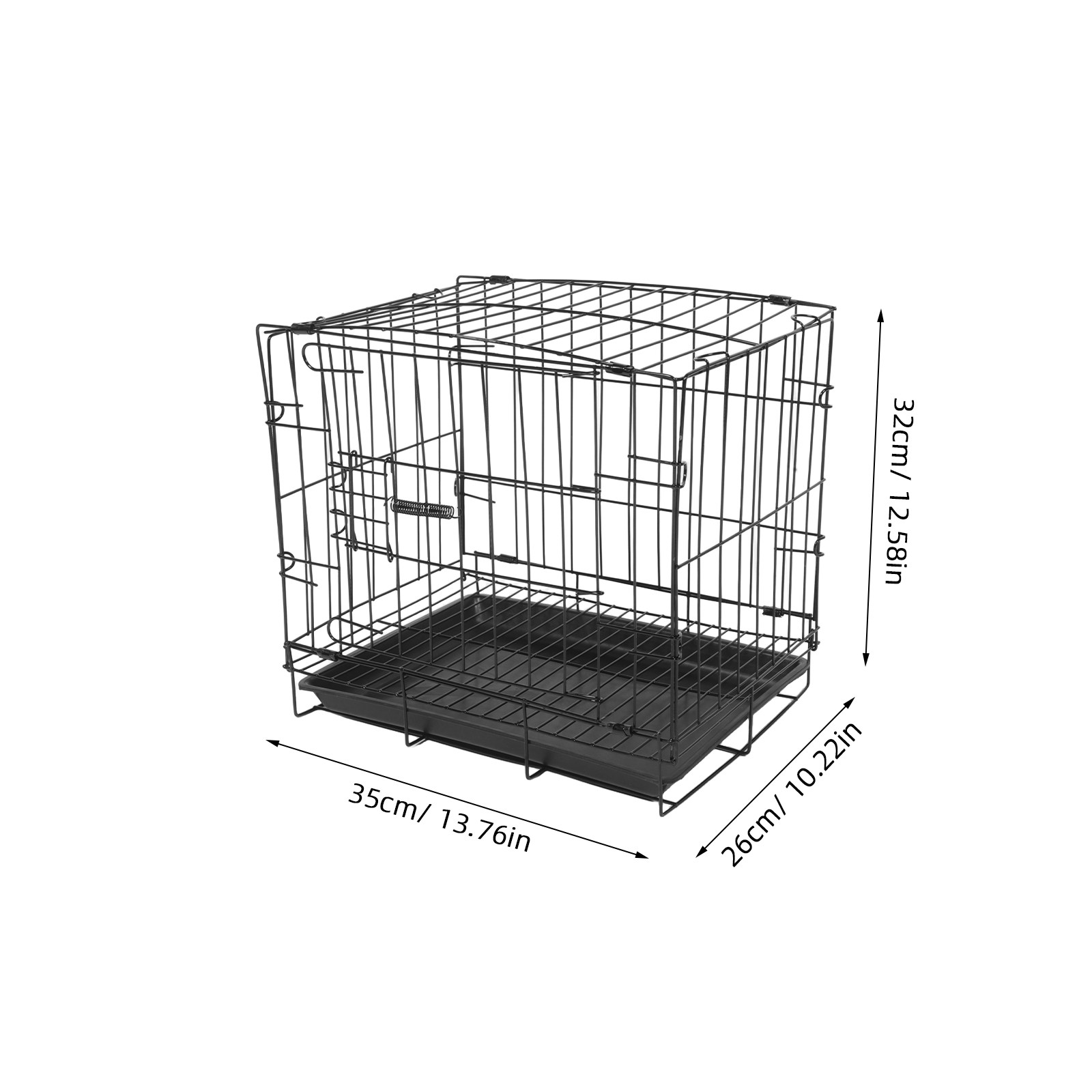 Foldable Small Pet Dogs Crate  - Rabbit Cage Wire avaliação e preço