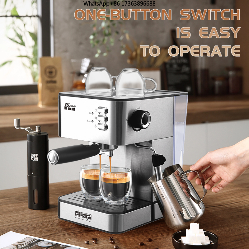 DSP 15 Bar Espresso Coffee Mak - Milking Machine avaliação e preço