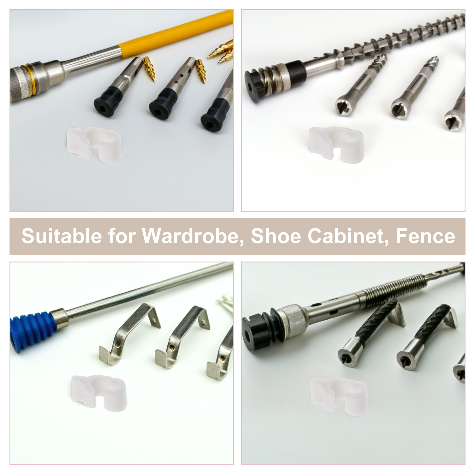 40Pcs Cabinet Buckle Clips Pla - Rabbit Cage Wire avaliação e preço