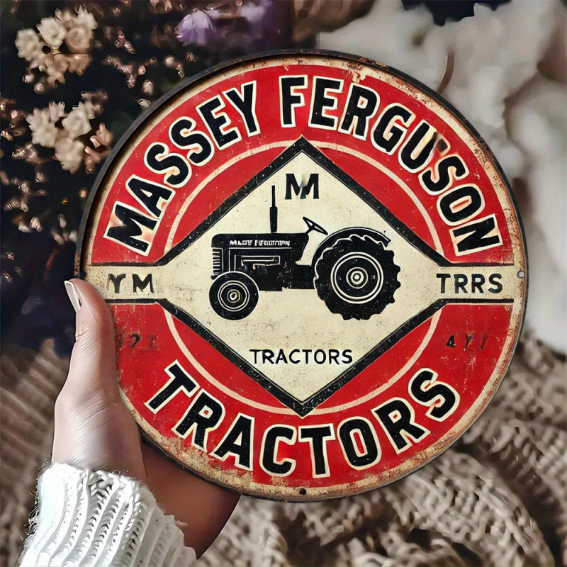 Vintage Massey Ferguson Tracto - Farming Agriculture Logo avaliação e preço
