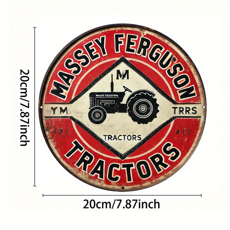Vintage Massey Ferguson Tracto - Farming Agriculture Logo avaliação e preço