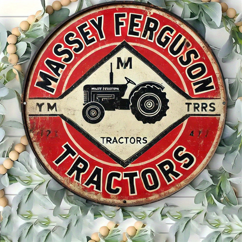 Vintage Massey Ferguson Tracto - Farming Agriculture Logo avaliação e preço