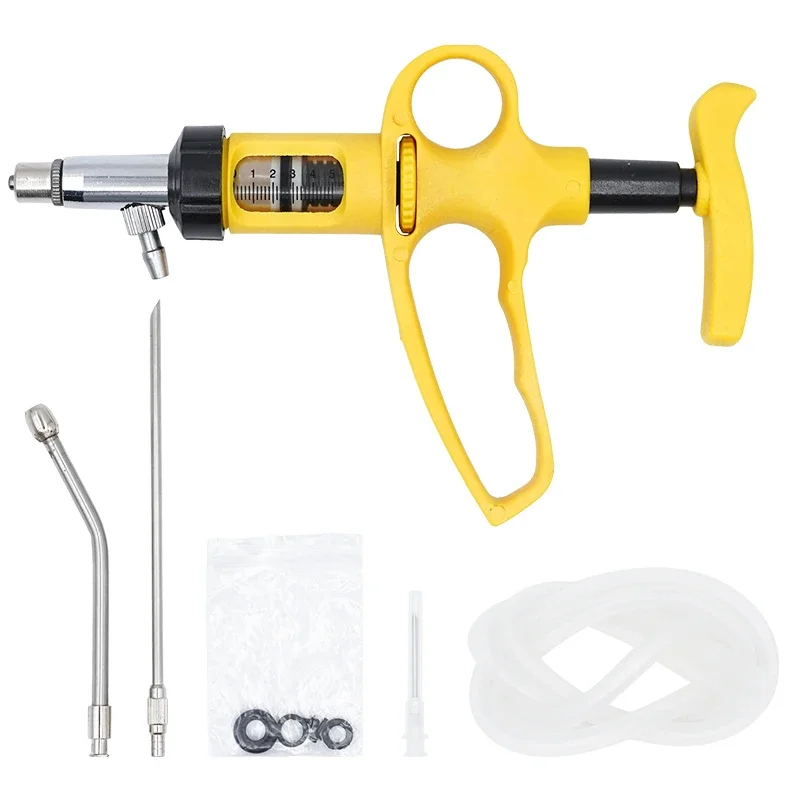 1 Pc Livestock Continuous Inje - Veterinary Syringe Gun avaliação e preço