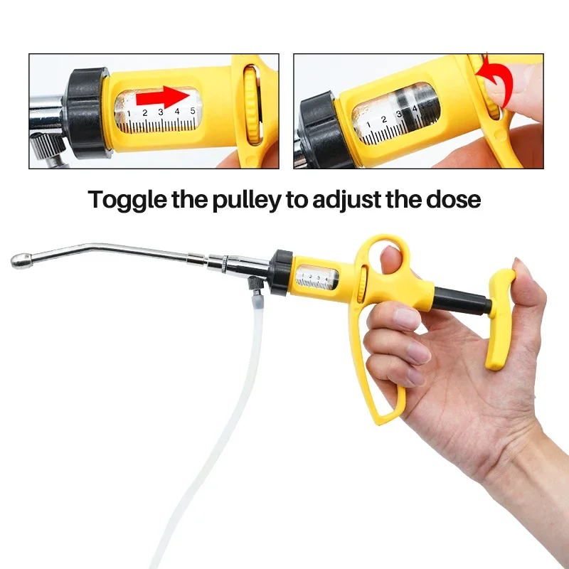 1 Pc Livestock Continuous Inje - Veterinary Syringe Gun avaliação e preço