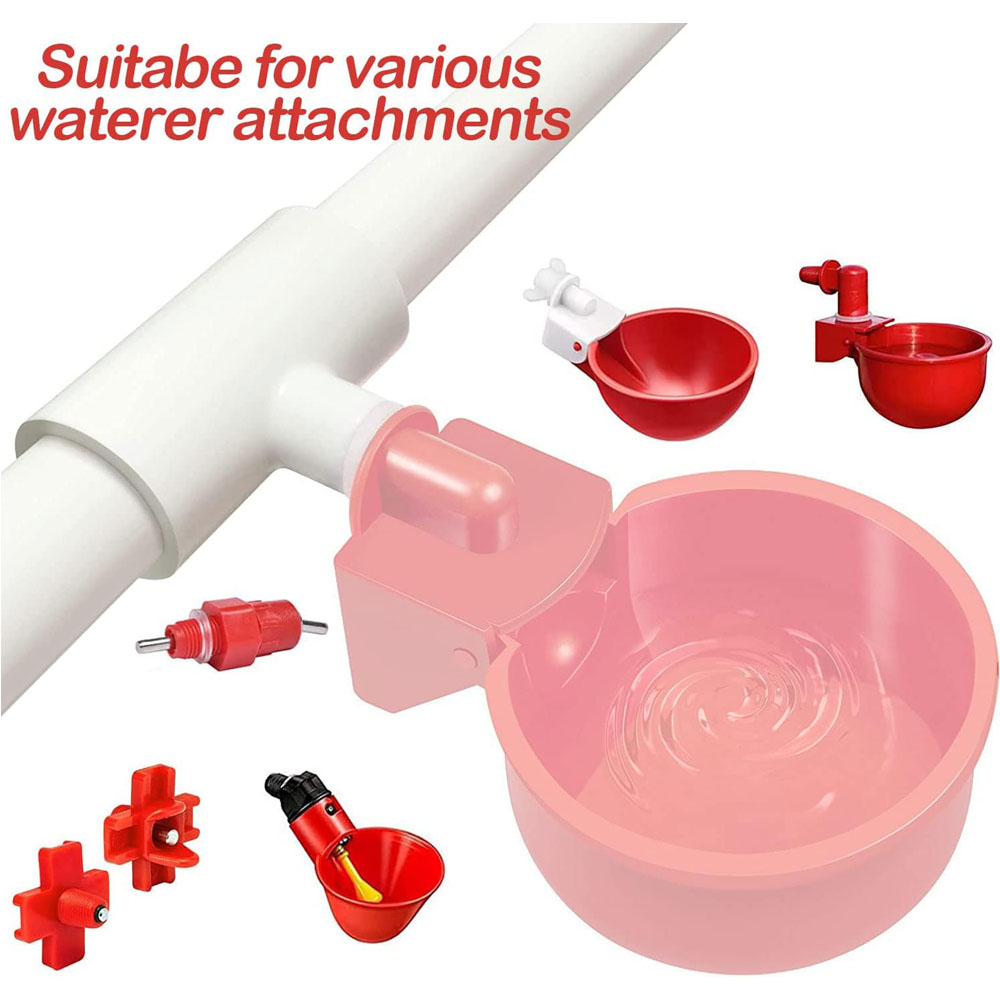 Chicken Waterer PVC Tee Fittin - Chicken Nipple Drinker avaliação e preço
