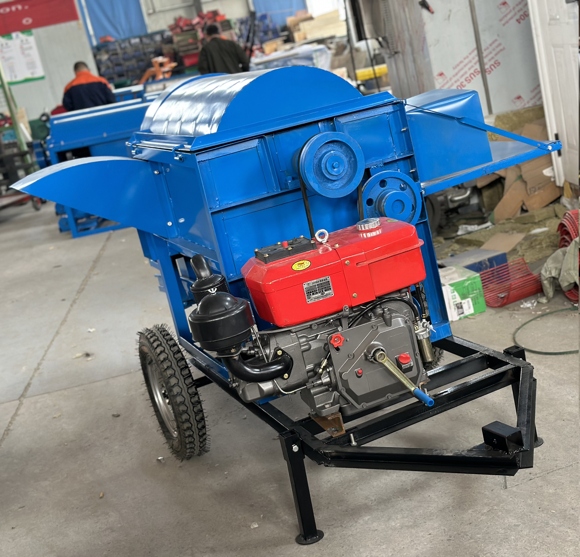 Factory Supply Rice Sorghum Hu - Rice Thresher Machine avaliação e preço