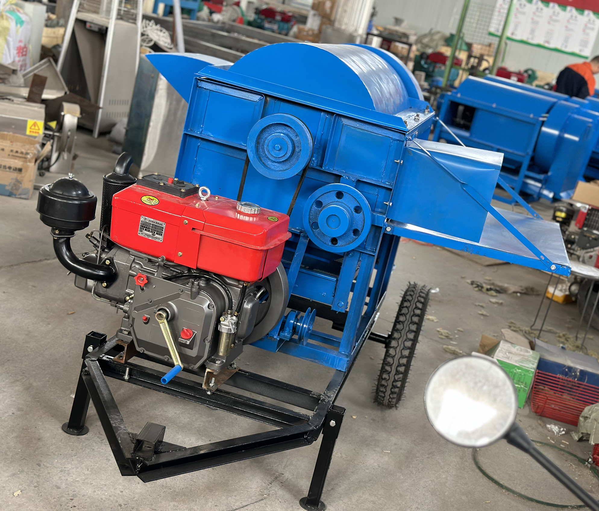 Factory Supply Rice Sorghum Hu - Rice Thresher Machine avaliação e preço