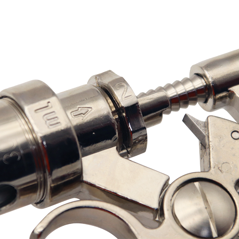 1PC 10ml 20 ml 30ml 50ml Metal - Veterinary Syringe Gun avaliação e preço