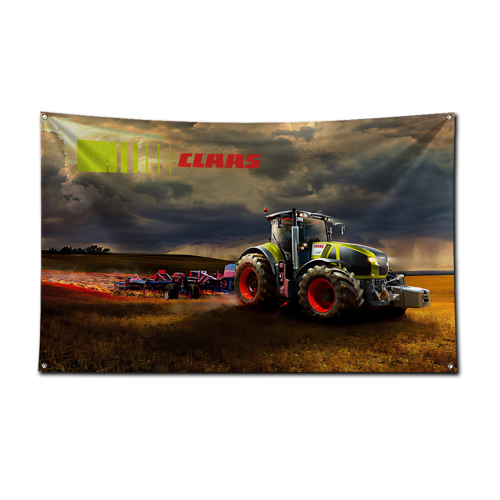 Tractor & Combine Harvester Fl - Farming Agriculture Logo avaliação e preço