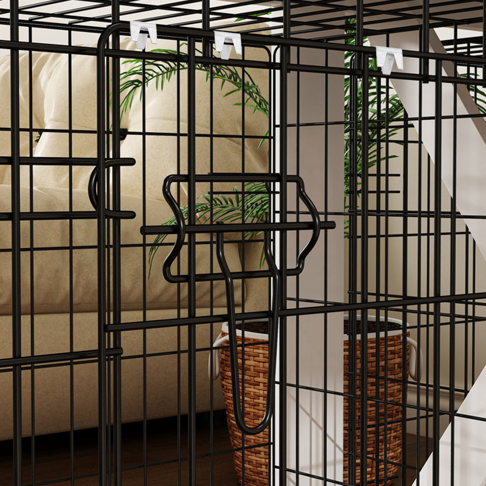 800Pcs Metal Wire Cage Clips S - Rabbit Cage Wire avaliação e preço