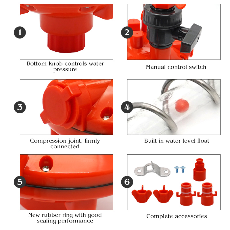 Chicken Farm Water Pressure Re - Chicken Nipple Drinker avaliação e preço