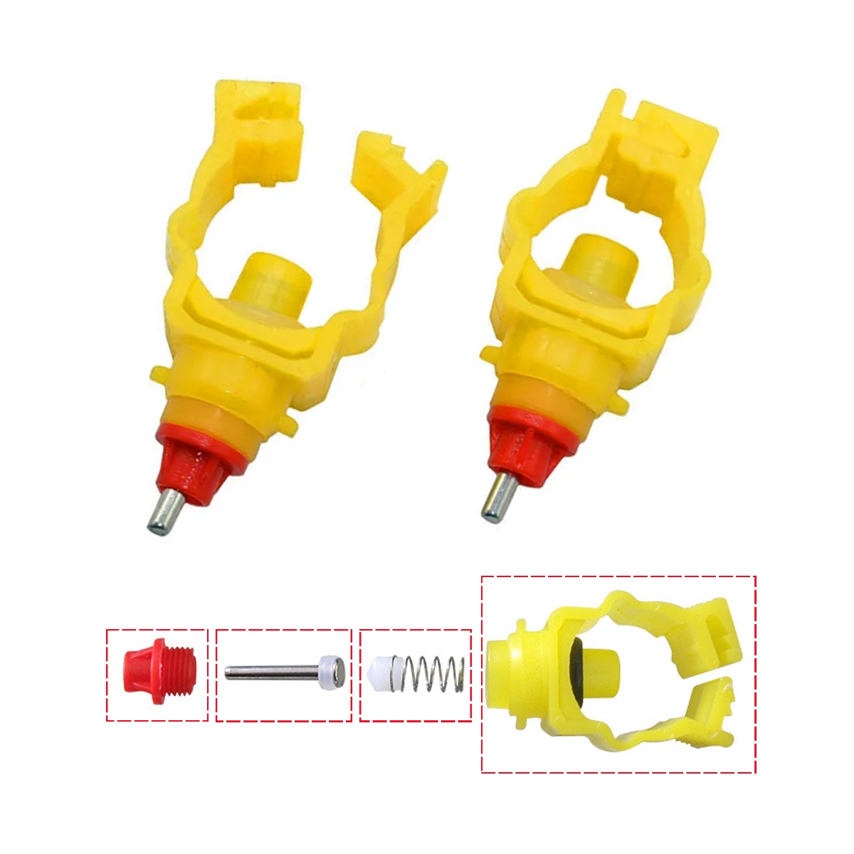 20mm 25mm Clamp-type Poultry N - Chicken Nipple Drinker avaliação e preço