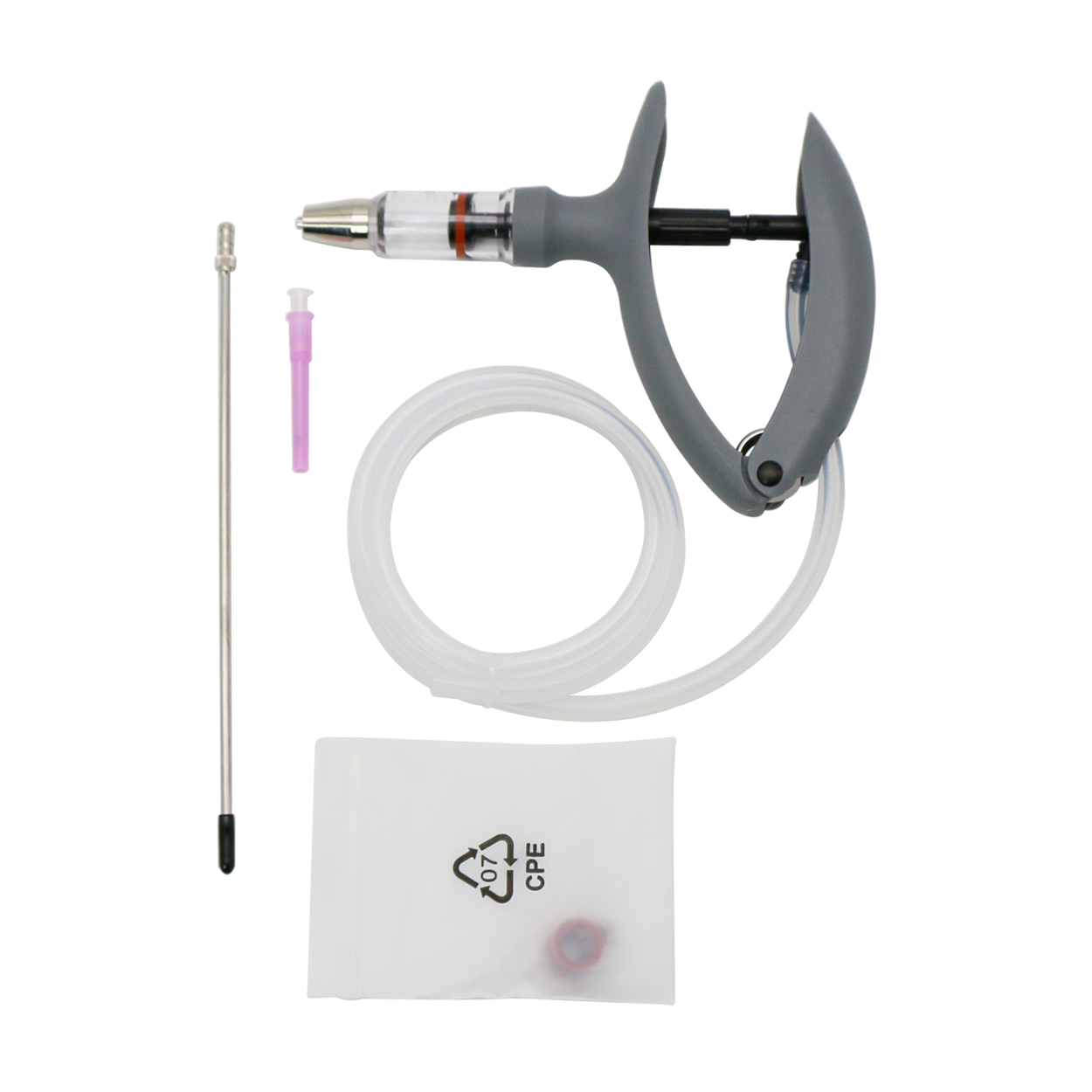 1 Pc 2ml / 5ml Animal Continuo - Veterinary Syringe Gun avaliação e preço