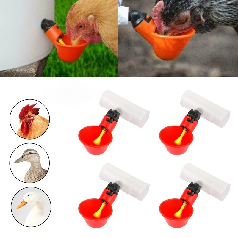 4Pcs Automatic Chicken Quail D - Chicken Nipple Drinker avaliação e preço