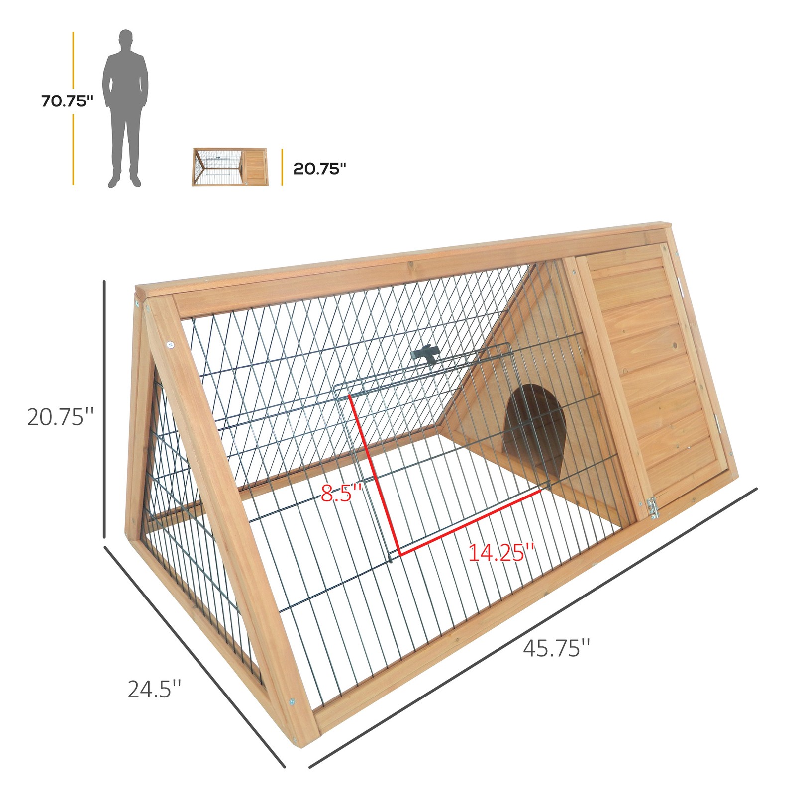 Rabbit Hutch Outdoor, Wooden C - Rabbit Cage Wire avaliação e preço
