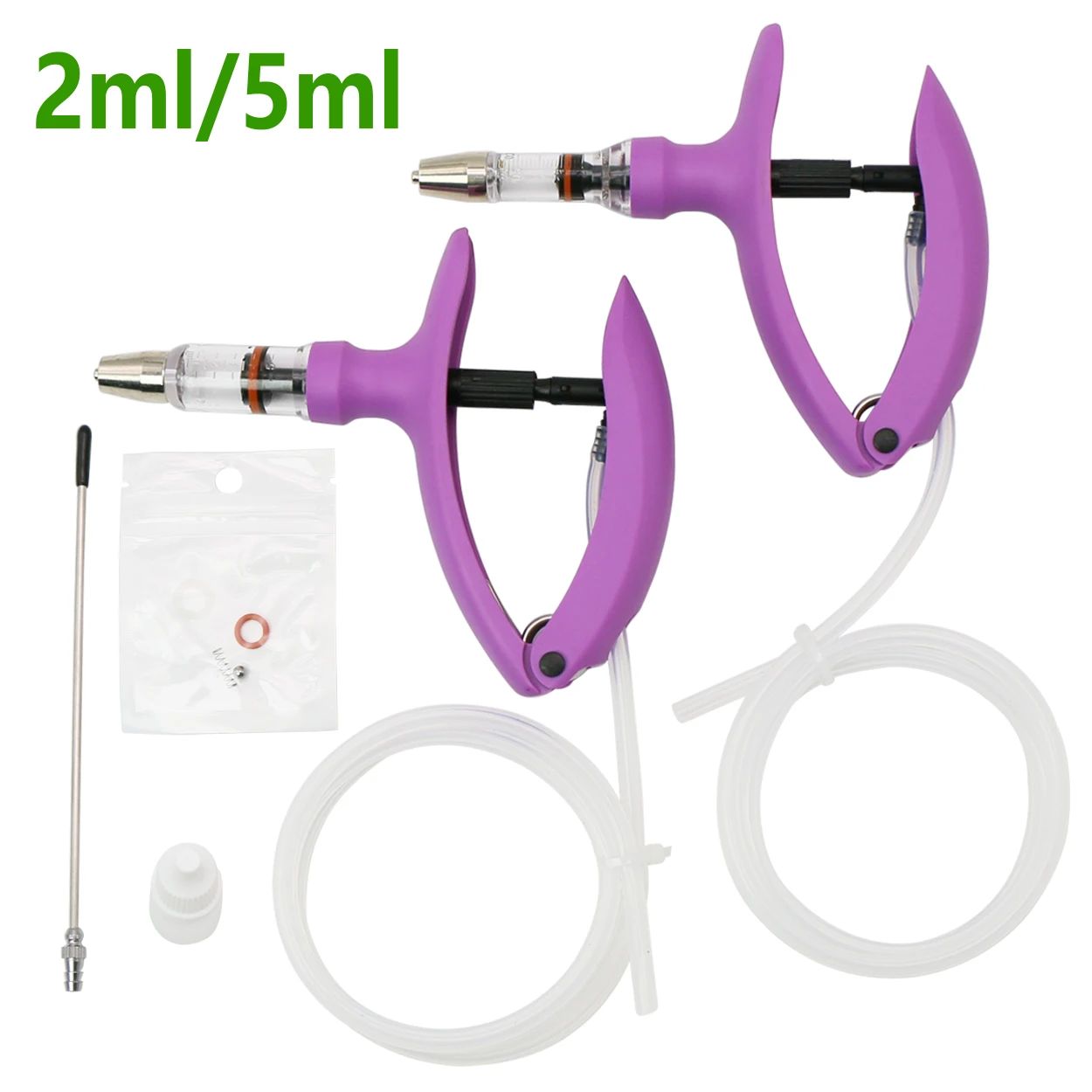 1 Pc 2ml / 5ml Animal Continuo - Veterinary Syringe Gun avaliação e preço