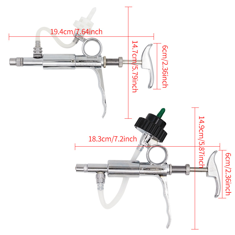 0.5-5Ml Continuous Syringe too - Veterinary Syringe Gun avaliação e preço