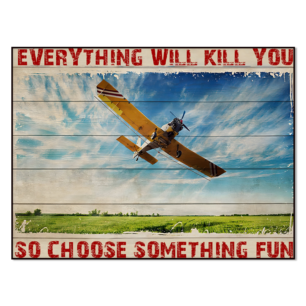 Farming aircraft crop duster p - Agriculture Farming Poster avaliação e preço