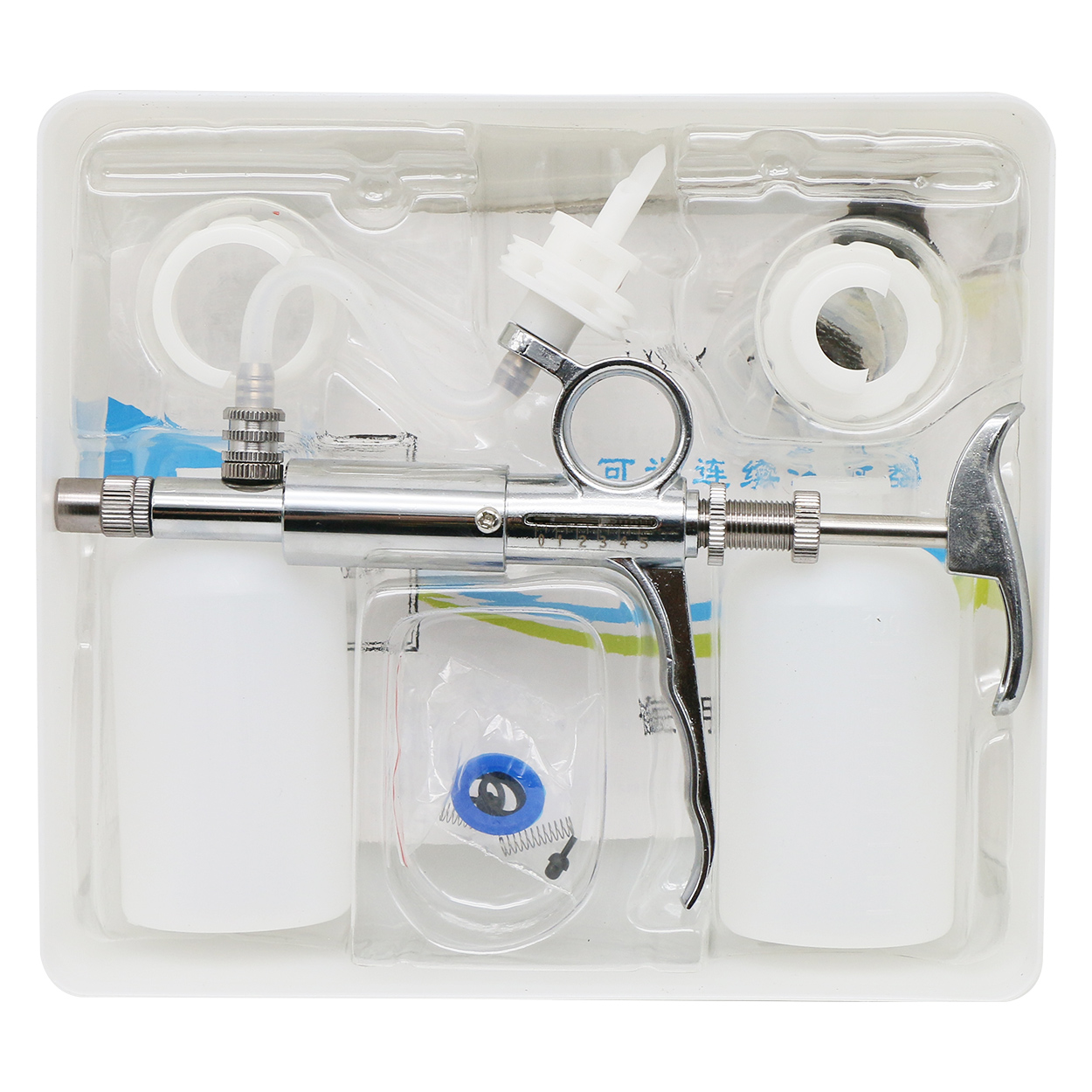 1 Pcs 5ml Livestock Automatic  - Veterinary Syringe Gun avaliação e preço