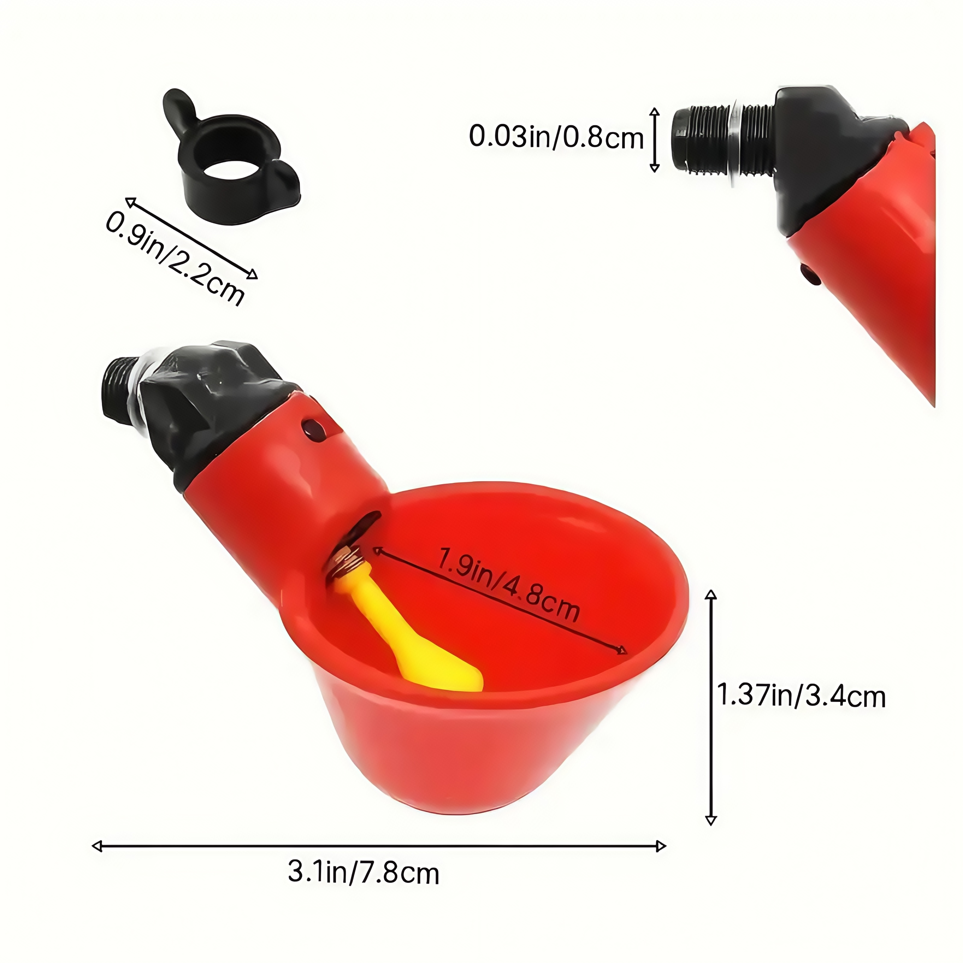 5/10/15Pcs Chicken Quail Hangi - Chicken Nipple Drinker avaliação e preço