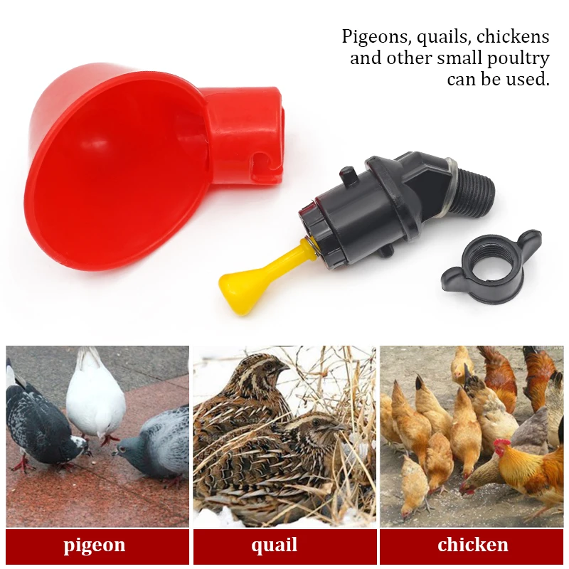 6-36Pcs Chicken Quail Hanging  - Chicken Nipple Drinker avaliação e preço