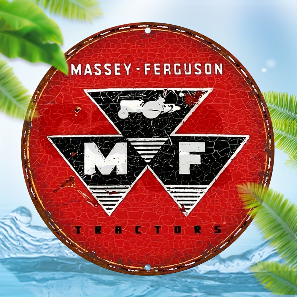 Vintage Massey Ferguson Tracto - Farming Agriculture Logo avaliação e preço