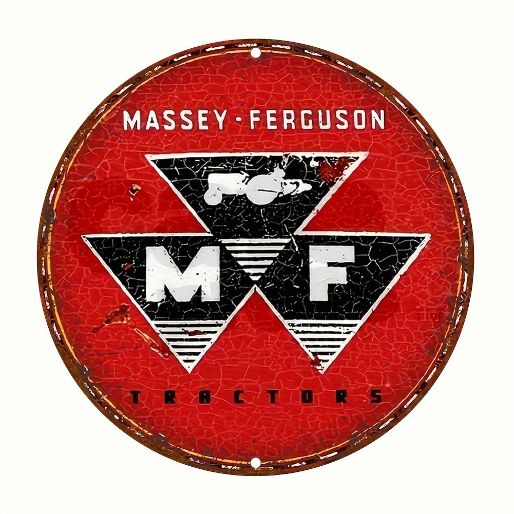 Vintage Massey Ferguson Tracto - Farming Agriculture Logo avaliação e preço