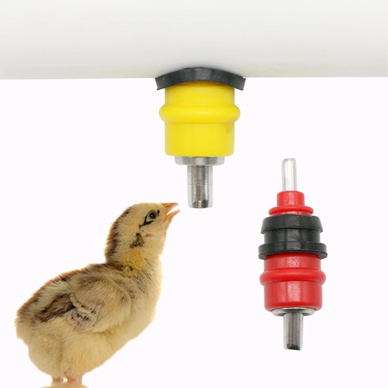 10Pcs Quail Pigeon Bird Watere - Chicken Nipple Drinker avaliação e preço