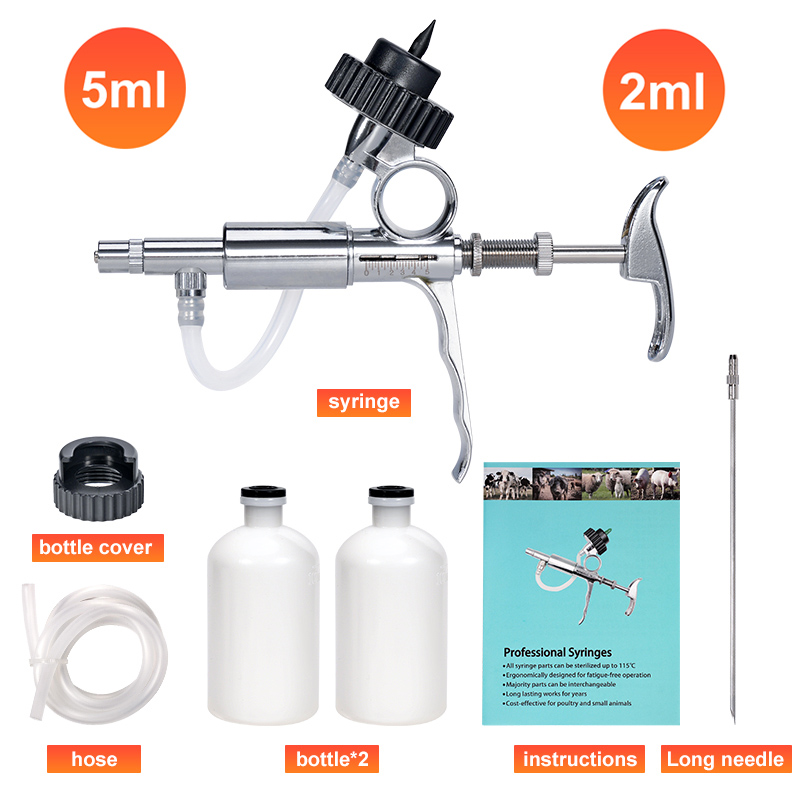 2ml/5ml Automatic Poultry Inje - Veterinary Syringe Gun avaliação e preço