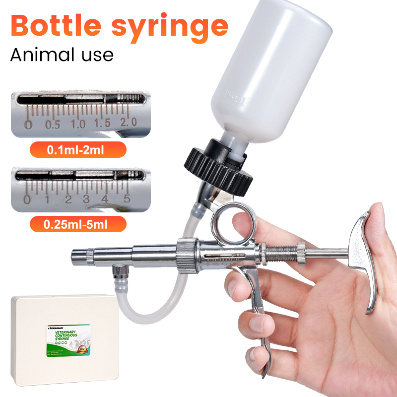 2ml/5ml Automatic Poultry Inje - Veterinary Syringe Gun avaliação e preço